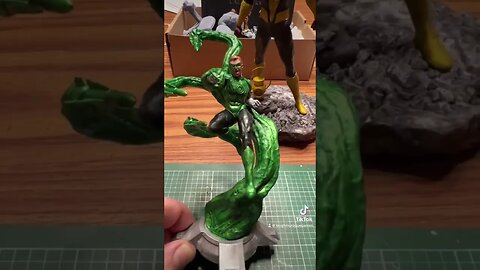 #GreenLantern from #DCComics painted with #armypainter #SpeedPaint #LaughingRogue #comicbook