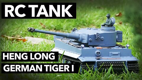 RC Tank Test: 1/16th Scale German Tiger I --- Yes, It Shoots Airsoft BBs!