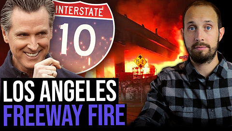LA Freeway Fire Started by Homeless?