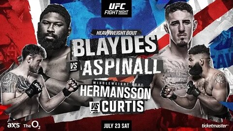 UFC Fight Night Blaydes Vs Aspinall Full Card Prediction