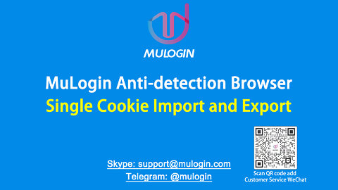 How to import or export your Amazon, Facebook, or other platform's cookies?@mulogin