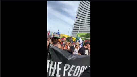 Freedom Convoy Rally in Brisbane, Australia March 16, 2022 || Foreign News