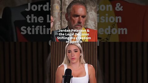 Jordan Peterson's Free Speech Battle #shorts