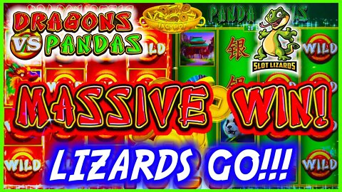 WE LOVE US SOME BETTER THAN JACKPOT WINS! Dragons VS Pandas Slot EPIC SESSION!