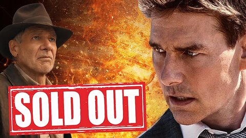 Indiana Jones 5 is F**KED! Mission Impossible 7 SELLING OUT theaters?! Tom Cruise TANKS Disney!