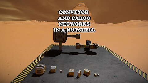 Conveyor and Cargo Networks | in a nutshell | Space Engineers