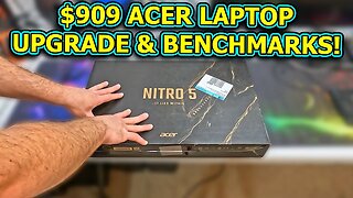 A New Acer Nitro 5 Laptop Arrives! I Upgrade & Benchmark it!