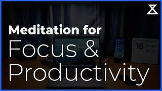 Meditation for Focus and Productivity (15 Mins, Voice Only, No Music)
