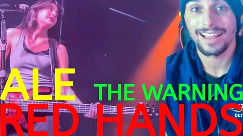 THE WARNING - ALE 'RED HANDS' LIVE (TORONTO 2023) |EVFAMILY'S REACTION|