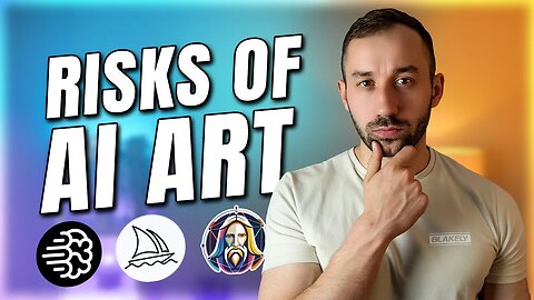 Ai Art = NO COPYRIGHT | Is This A Problem?
