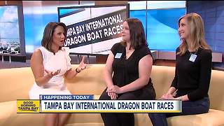 Dragon boat race featured attraction in downtown Tampa waters