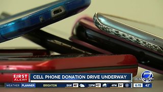 Cell phone donation drive underway