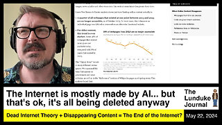 End of the Internet? Dead Internet Theory + Disappearing Content = Rut Roh