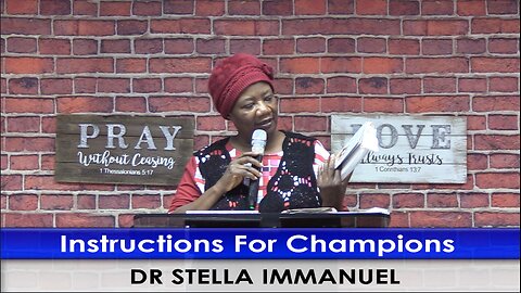 Instructions For Champions. Dr Stella Immanuel. Bilingual: English & Spanish