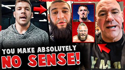 Dricus Du Plessis & Khamzat Chimaev BACK AND FORTH! Tom Aspinall vs BROCK LESNAR at UFC 300!?