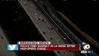Pursuit takes San Diego Police from Mid-City to La Mesa