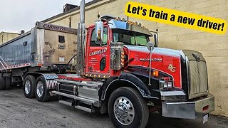Let's train a new driver! #trucking
