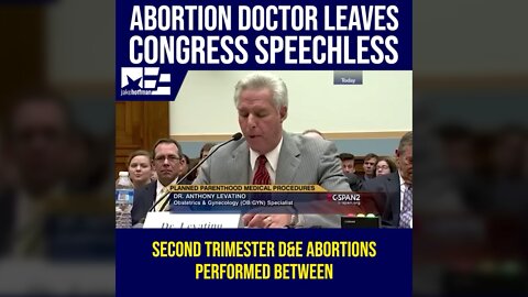 ABORTION DOCTOR LEAVES CONGRESS SPEECHLESS- FEATURED ON STEW PETERS