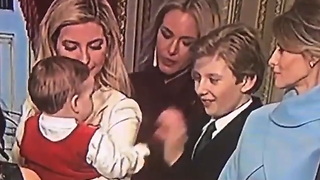 What Barron Was Doing Behind Trump's Back Says Everything
