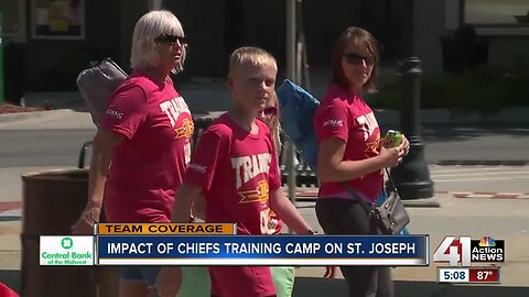 Impact of Chiefs training camp on St. Joseph