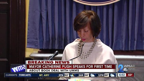 Mayor Pugh apologizes over book deal controversy