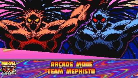Marvel Super Heroes VS. Street Fighter: Arcade Mode - Team Mephisto