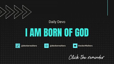 Daily Devo Who I am in Christ (D48)