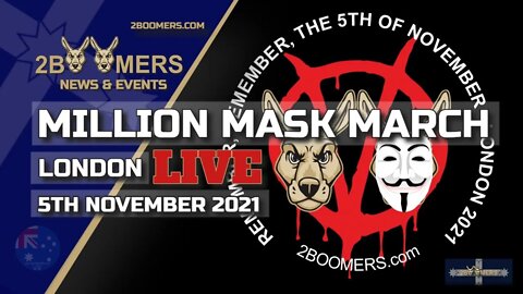 MILLION MASK MARCH LONDON - LIVE