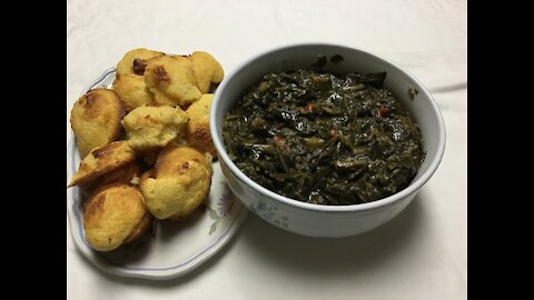 How to Cook Collard Greens/ Vegan Style