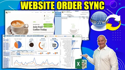 How To Create An E-Commerce Website, Sync Orders To Excel AND Create A Dynamic Dashboard [+Download]