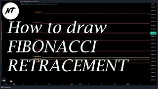 How to draw FIBONACCI RETRACEMENT in TradingView? - NakedTrader-serie TradingView #04