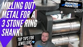 Milling Out Metal to a Specific Shaped Ring Shank