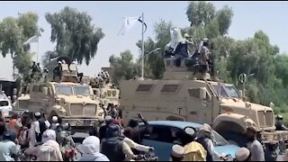 Taliban Throw Military Parade with U.S. Equipment