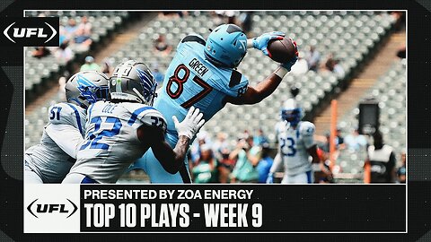 US Sports Football Feat. UFL top 10 plays from week 9