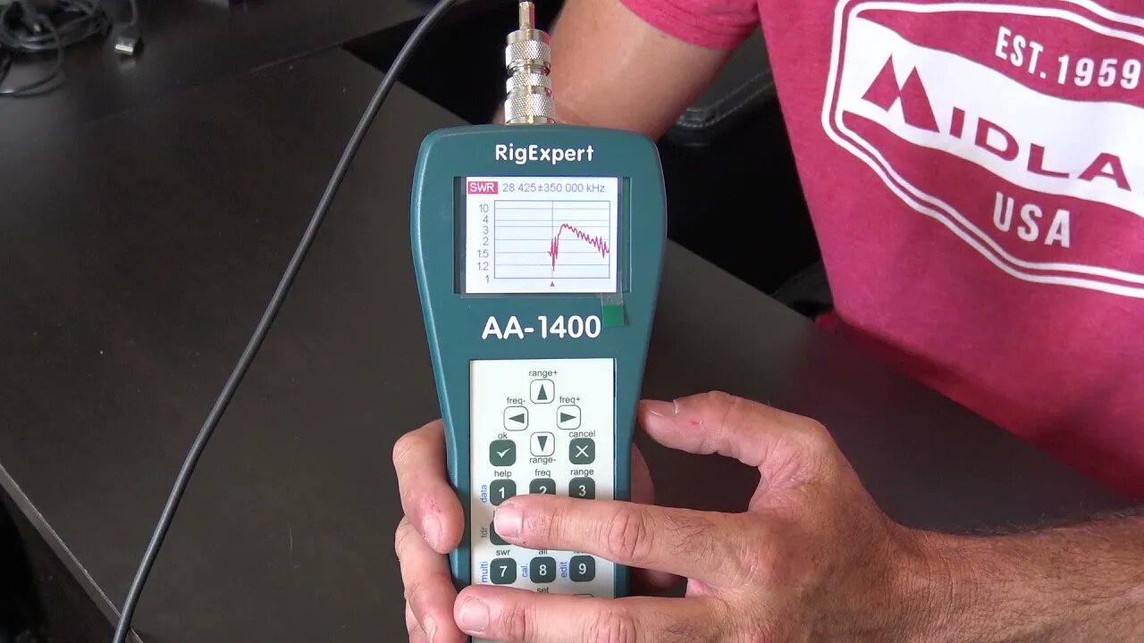RigExpert AA1400 Antenna Analyzer Review/Quick Demo, Ham Radio Antenna