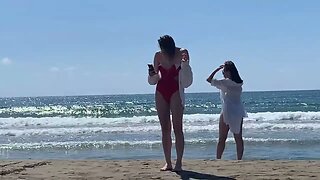 BEAUTIFUL WOMEN ON IZTUZU BEACH:, DALYAN TURKEY