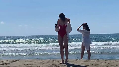 BEAUTIFUL WOMEN ON IZTUZU BEACH:, DALYAN TURKEY