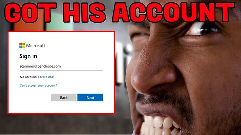 I GOT INTO A SCAMMERS MICROSOFT ACCOUNT!