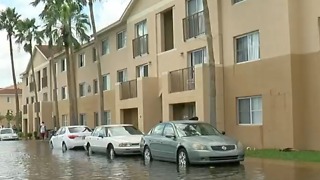 Dozens displaced after apartment flood