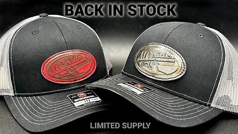 MCrider Hats...ARE Back in Stock!