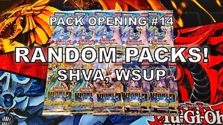 YU-GI-OH! Pack Opening #14 | RANDOM PACKS! SHVA, WSUP | Opening 10 Packs