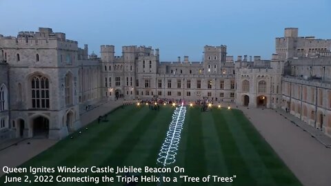 Queen Elizabeth | Why Did Queen Elizabeth "Ignite Windsor Castle Jubilee" While Connecting the Triple Helix to a Tree of Trees?
