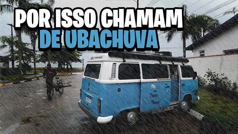 VIVENDO no CARRO SOB FORTE CHUVA | Ubatuba SP - T4 EP.9