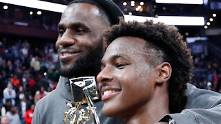 LeBron James Admits One Of His Main Goals Is To Play On A Team With Bronny