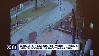 Closing arguments expected in case of man accused of shooting at teen