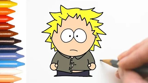 COMO DESENHAR TWEEK - SOUTH PARK - FÁCIL DE FAZER #southpark