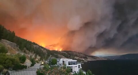 Breathtaking Views Emerge from British Columbia, as the Vast Wildfire Continues to Expand