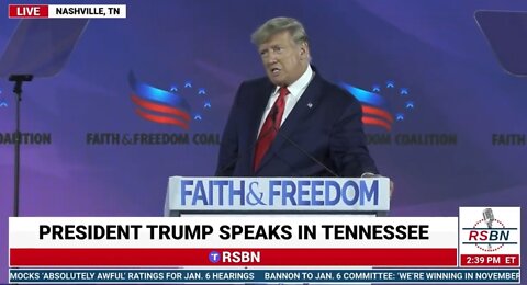 Trump: Lifeblood Of A Free Society Is FREE SPEECH