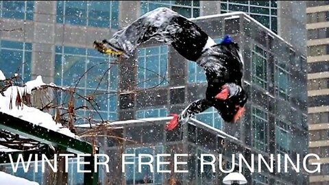 Winter Free Running - Ice Parkour - Ronnie Shalvis