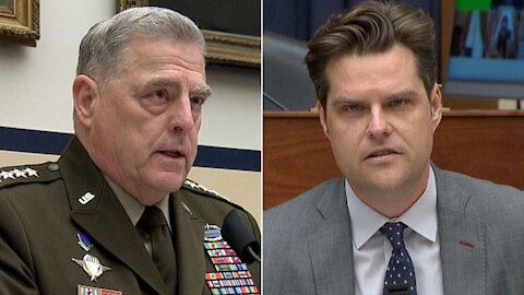 "You Should Be Fired!" Matt Gaetz Rips Into General Milley And Military Commanders